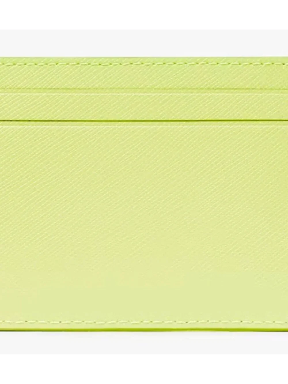 S Kate Spade Madison Small Slim Card Holder Lime Yellow KI368 Wallet NWT $89